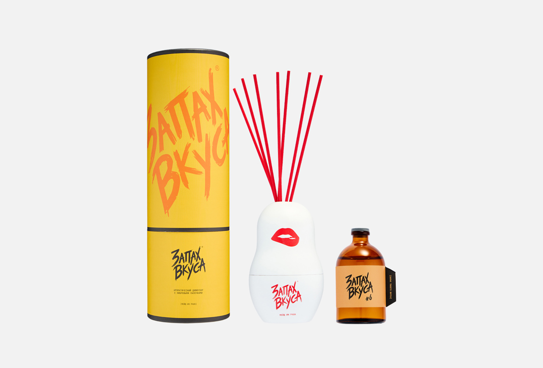 

Диффузоры ЗАПАХ ВКУСА, Лучи солнца в окне с полевыми цветами и мёдом 100 мл