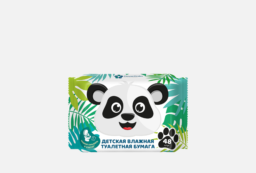 Изображение товара Влажная туалетная бумага HouseOrder Детская