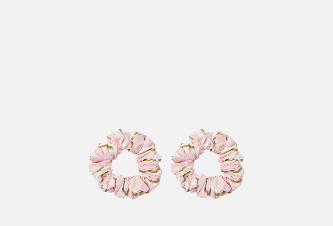 

Набор резинок для волос OOPS_POSTEL, Розовый зиг-заг 2 шт