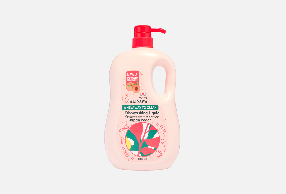 

Средство для мытья посуды AKINAWA, Japan peach 1 л