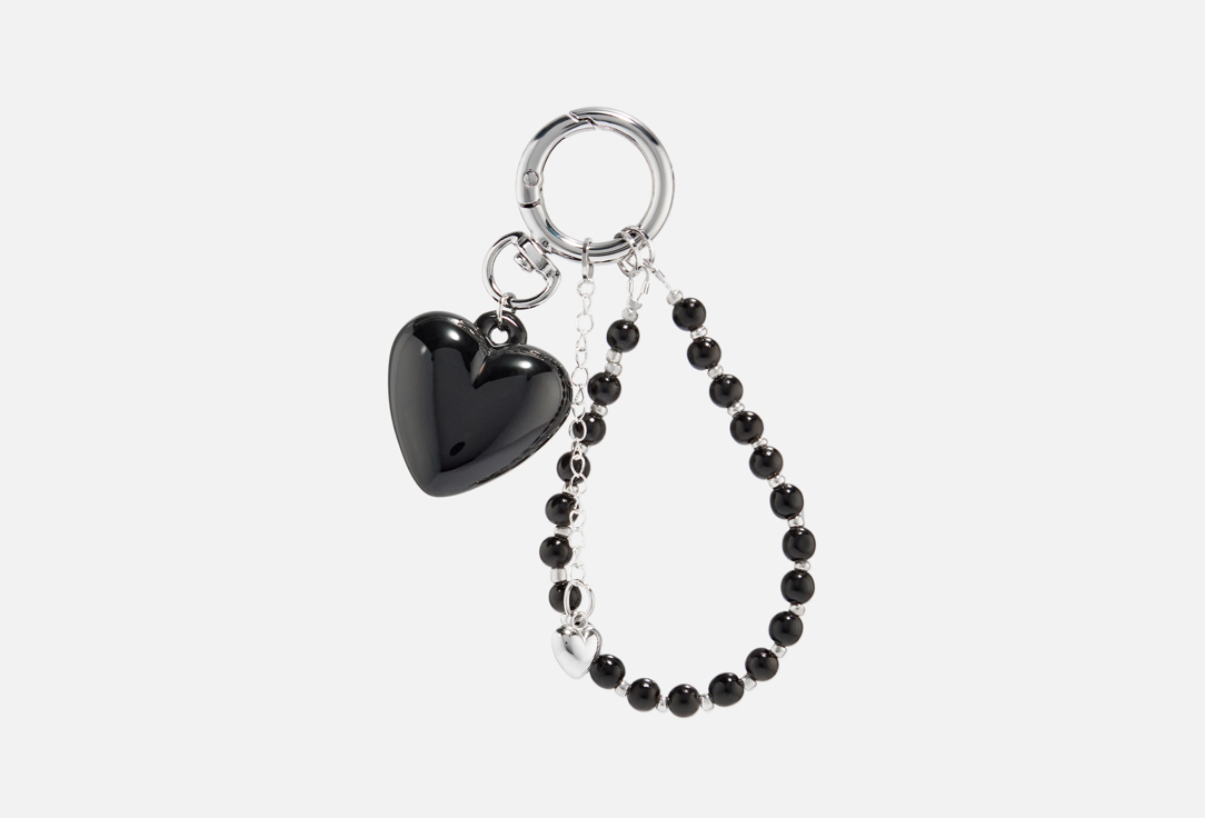 Изображение товара Брелок DIANEMUSSON black heart and silver