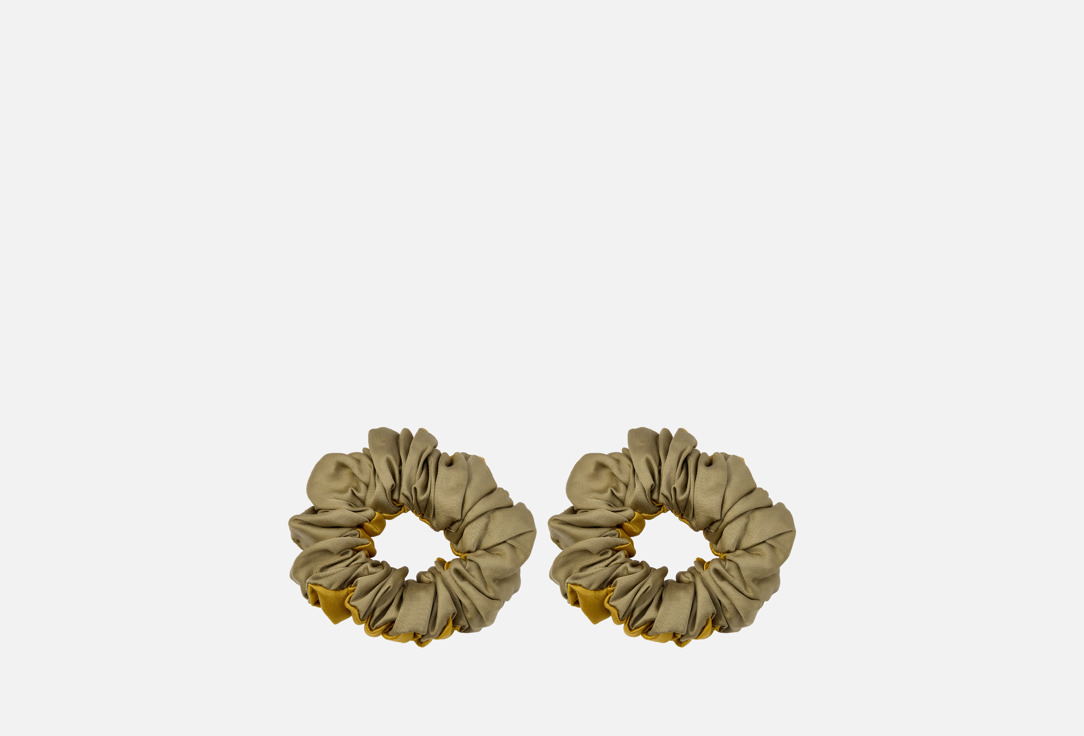 

Набор резинок для волос OOPS_POSTEL, Горчица и олива 2 шт