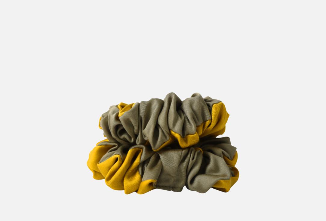 

Набор резинок для волос OOPS_POSTEL, Горчица и олива 2 шт