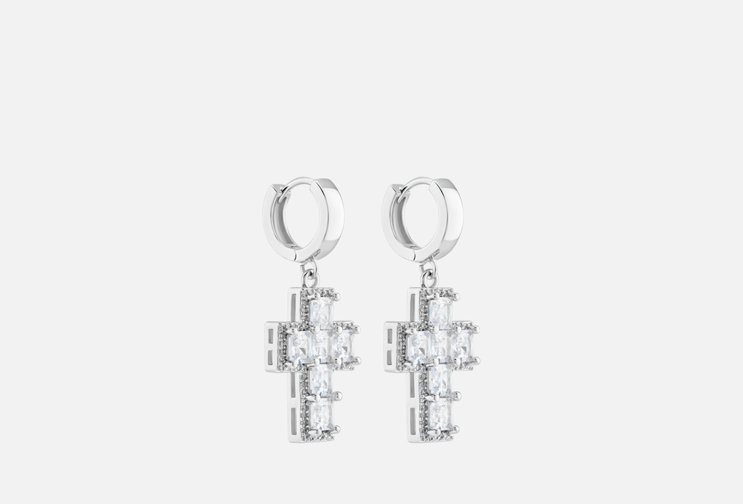 

Серьги DAMKA, Широкий крест 2 шт