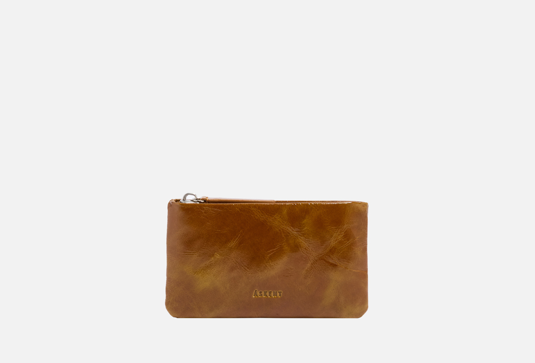 Изображение товара Кожаный картхолдер Askent коричневый для карт и мелочей