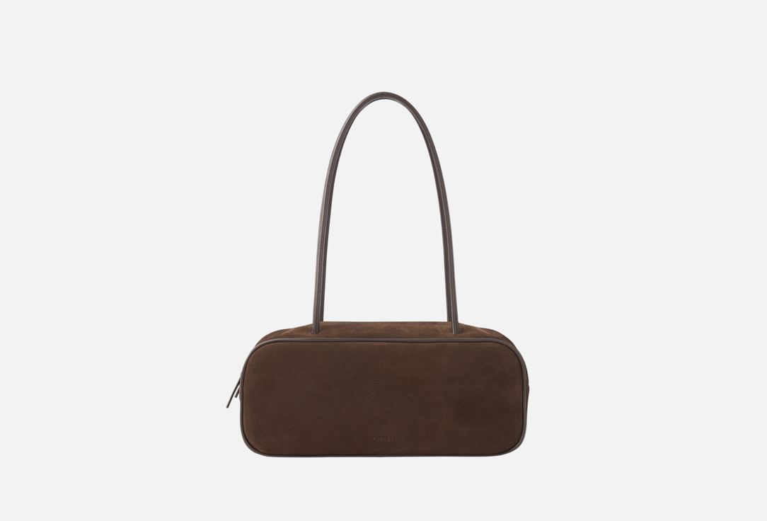 Изображение товара Кожаная сумка-такса Askent BOWLING из велюра с регулируемыми ручками