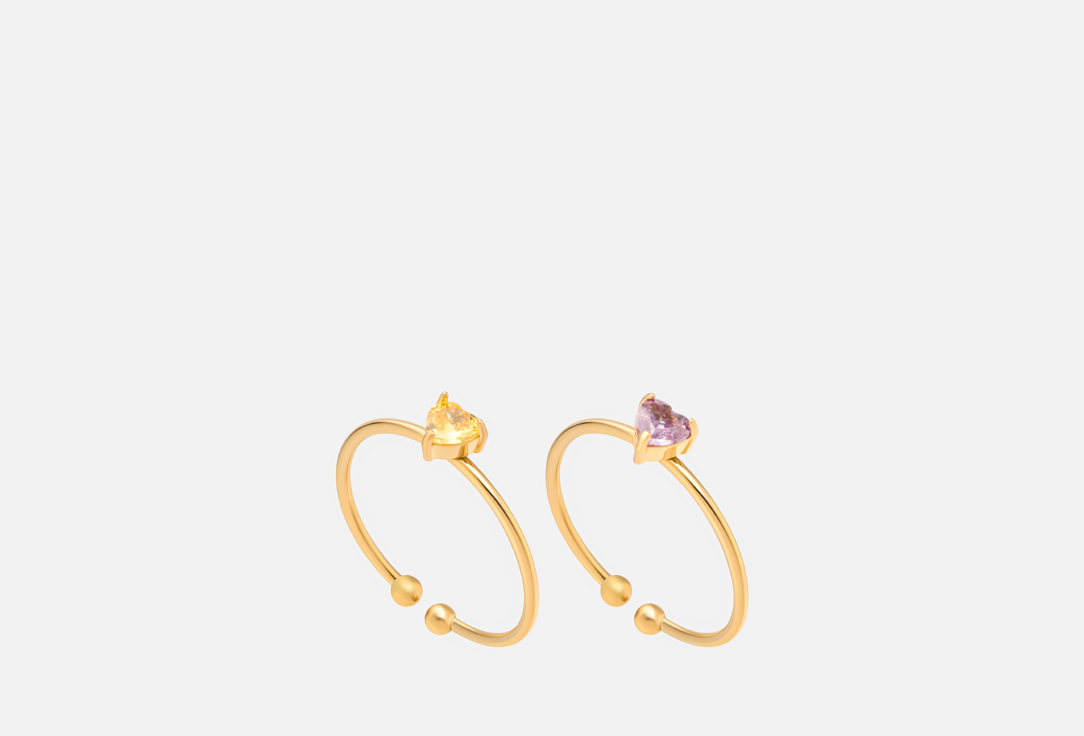 

Кольцо DIANEMUSSON, Butter yellow and medium purple ONESIZE мл