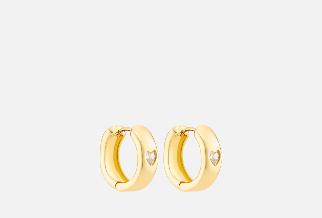 Изображение товара Серьги DIANEMUSSON Nicole с позолотой и цирконами для женщин