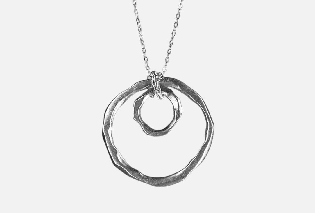 Изображение товара Подвеска Alexandria two rings на цепочке silver