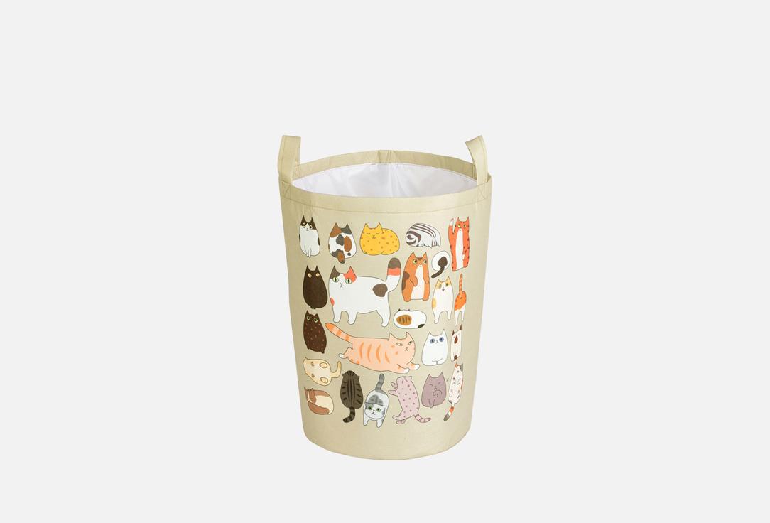 

Корзина для белья JOYARTY, Принт, Котовечеринка, 60x40 см 1 шт