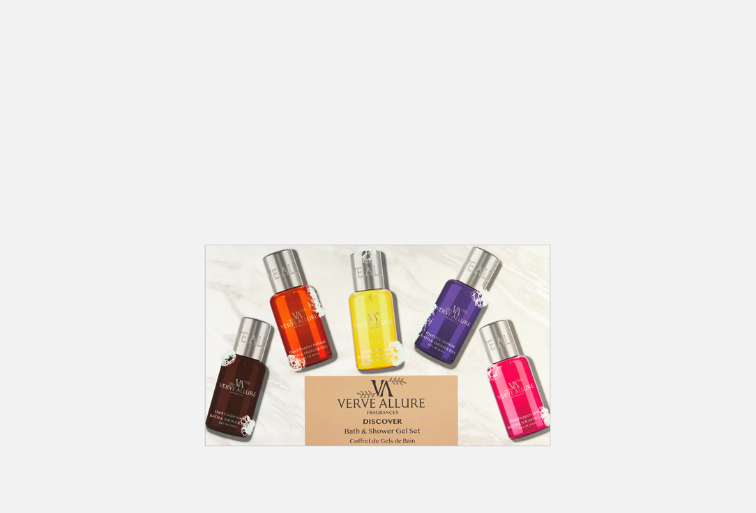 

Подарочный набор гелей для душа VERVE ALLURE, Discover set 5 шт