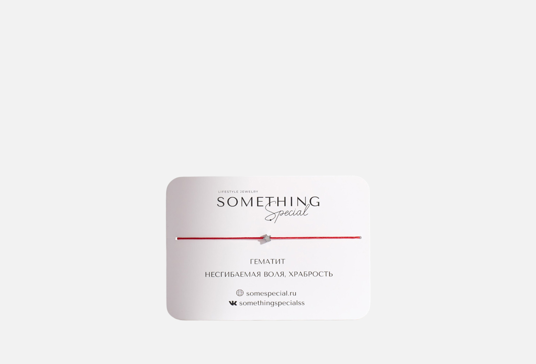 Изображение товара Браслет Something Special с мини звездой на красной нити