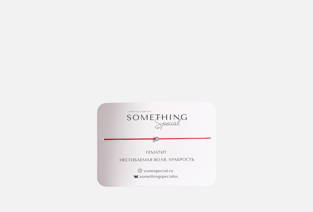 Изображение товара Браслет Something Special с мини сердцем на красной нити
