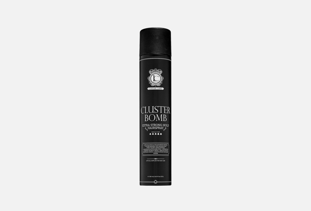 Фиксирующий лак для волос LAVISH CARE Cluster Bomb 500 мл
