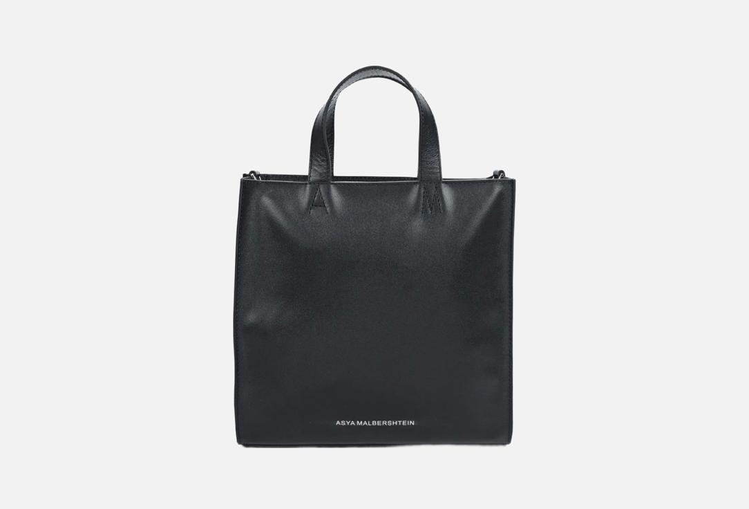 Изображение товара Кожаная сумка-шопер ASYA MALBERSHTEIN черная