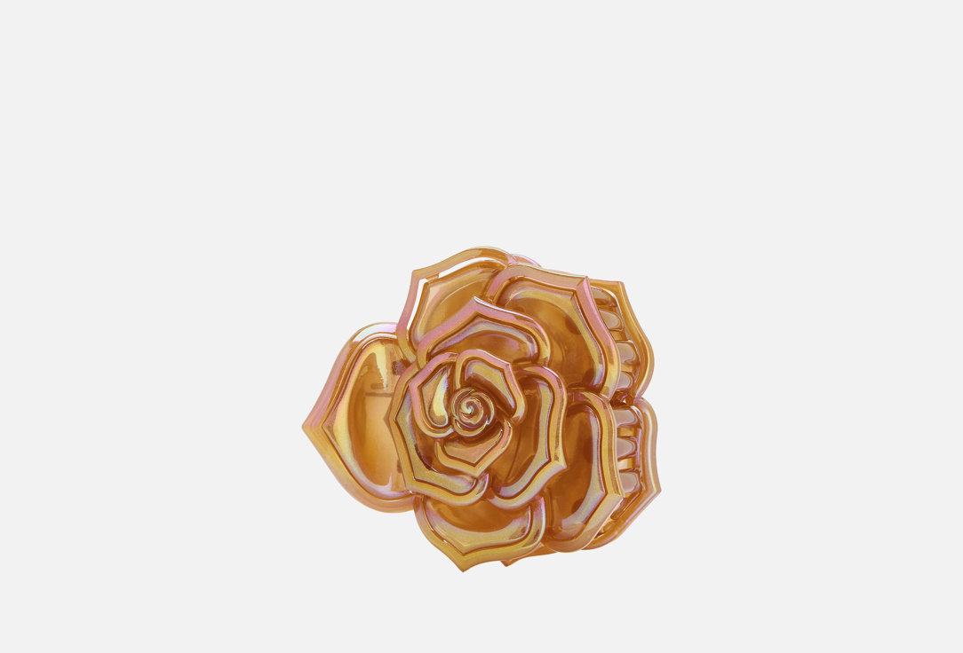 

Краб для волос ART LUX, Коричневый, Роза 1 шт