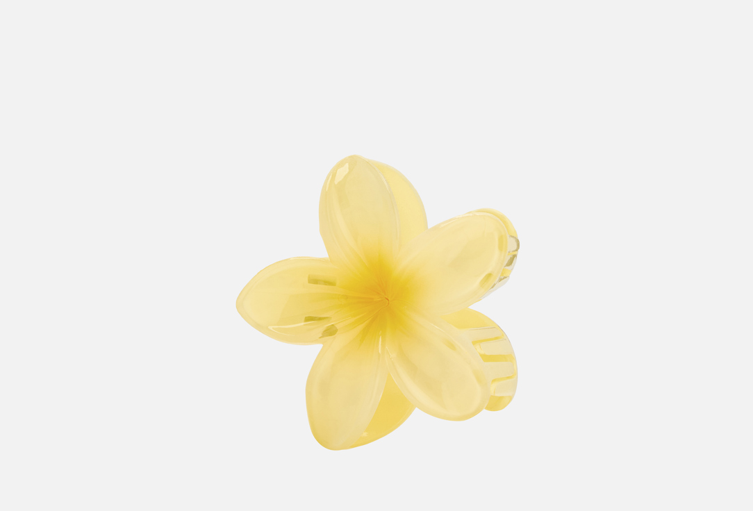 Изображение товара Краб для волос ART LUX Цветок для женщин, желтый, 8 см