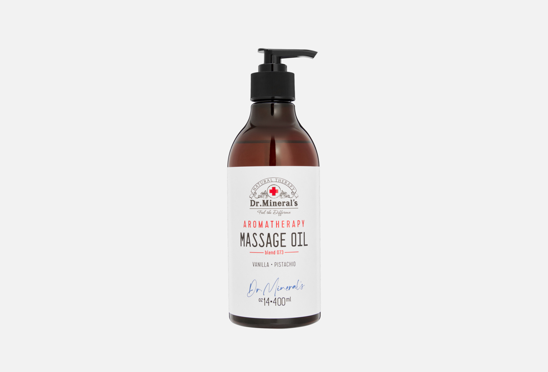 Изображение товара Массажное масло для тела Vanilla & Pistachio 400 мл Dr.Mineral's