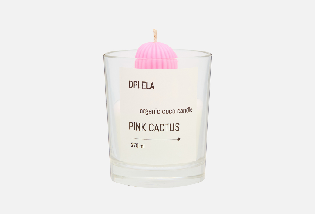 

Ароматическая свеча DPLELA JEWELRY, Pink cactus 270 мл