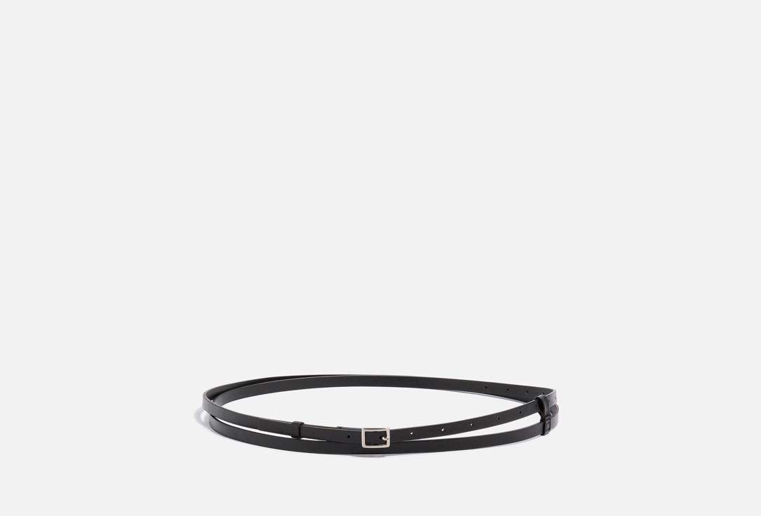 Изображение товара Женский длинный ремень Askent из натуральной кожи с никелевой пряжкой 183 см