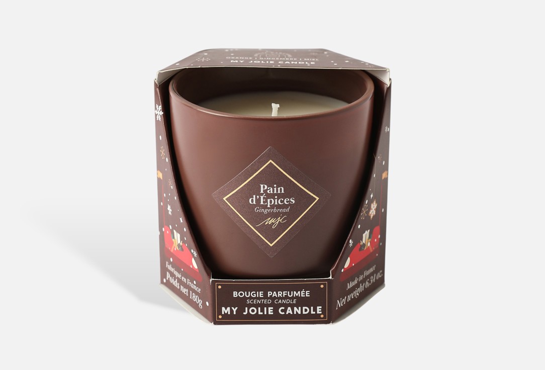 

Ароматическая свеча MY JOLIE CANDLE, Gingerbread 180 г