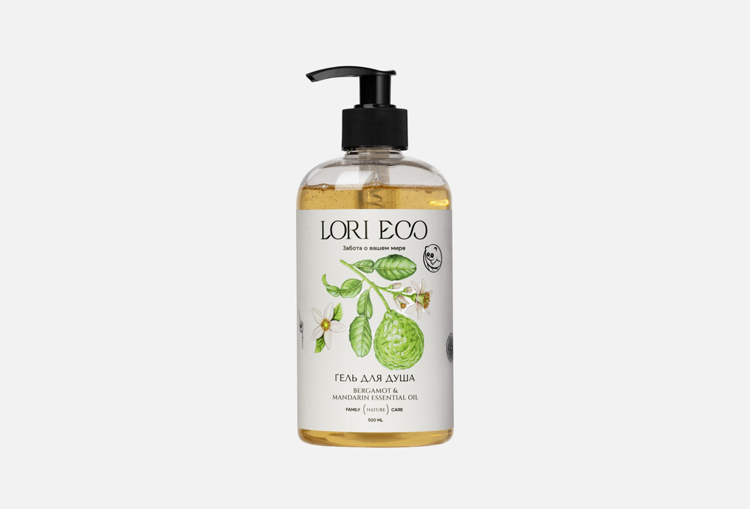 

Гель для душа LORI ECO, Bergamot & Mandarin 500 мл