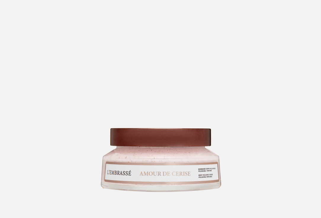 Изображение товара Полирующий скраб для тела Amour de Cerise L'EMBRASSE 230 г натуральная вулканическая Лава и Вишня