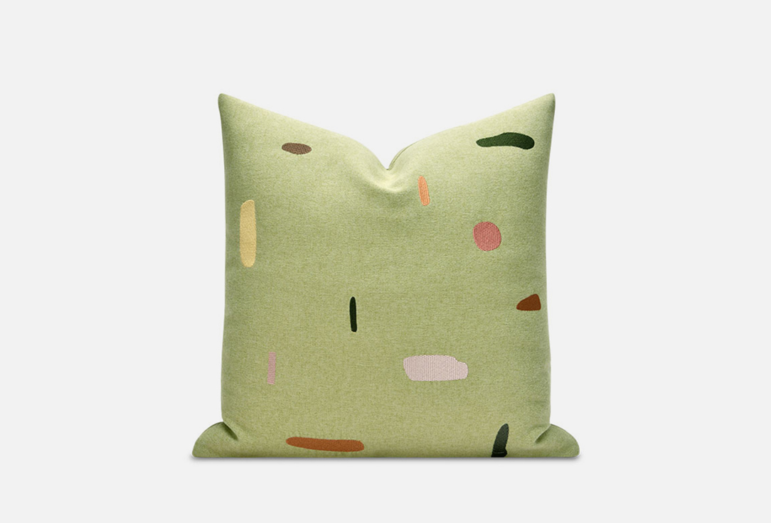 Изображение товара Декоративная подушка LANOHOME ПОЛЕ 45x45 см с вышивкой для детской комнаты