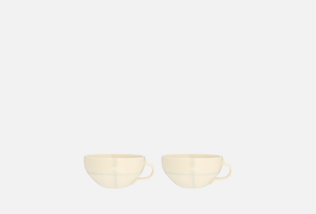 

Комплект чашек для кофе SERAX, Мультиколор, SALT ZUMA, белый, серый 2 шт