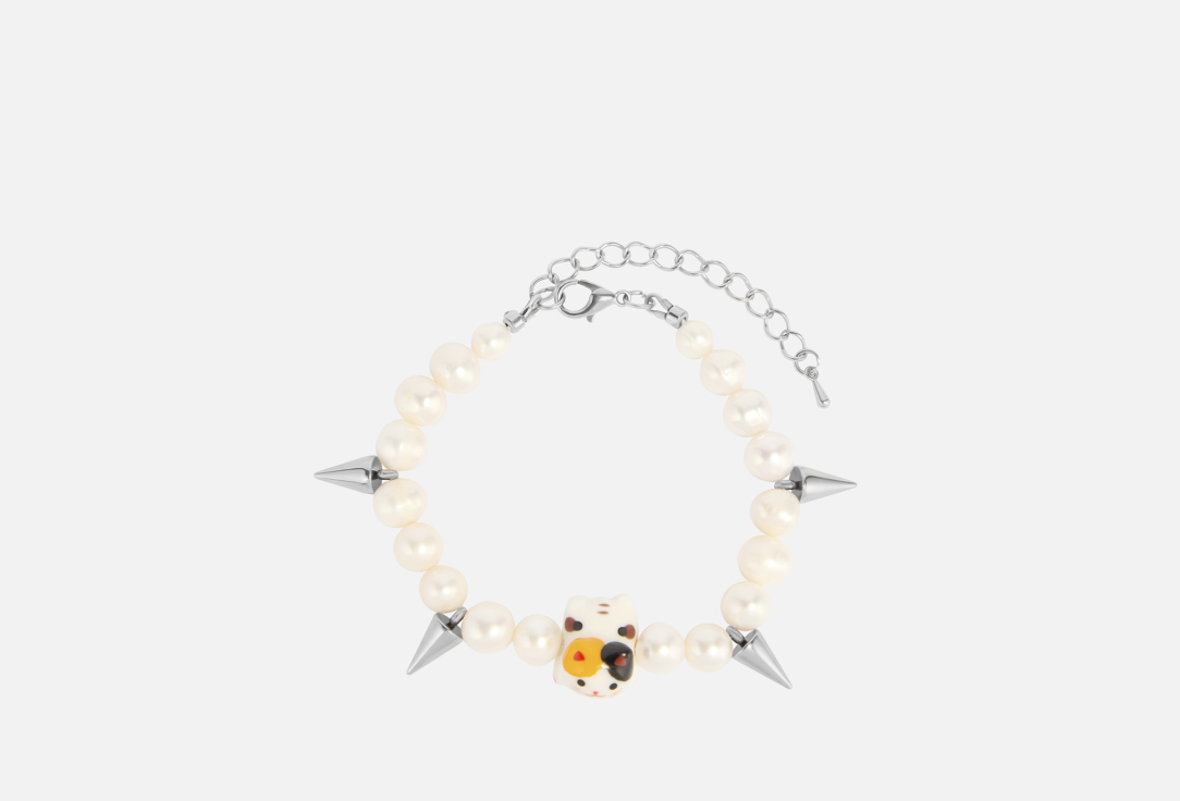 

Браслет LOGVIE, Кошка Калико в жемчуге с шипами 1 шт