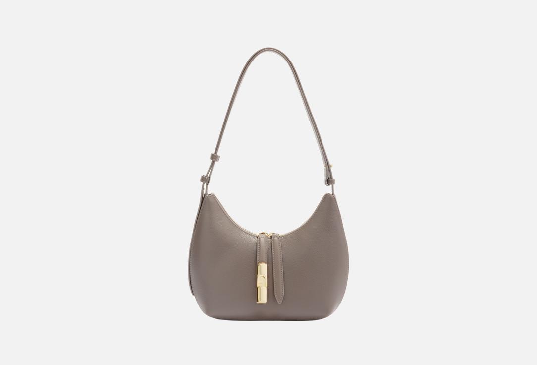 Изображение товара Кожаная сумка на плечо FURLA Goccia S из натуральной кожи с уникальной фурнитурой