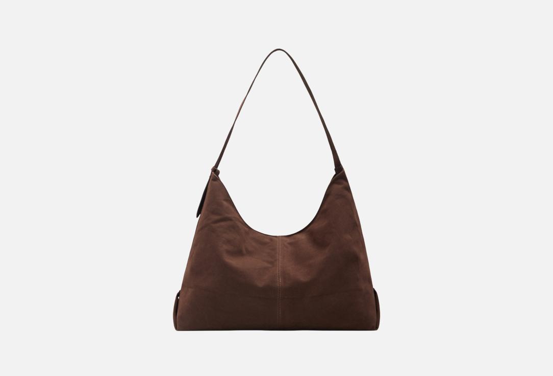 Изображение товара Замшевая сумка-хобо Le TRESOR шоколадная