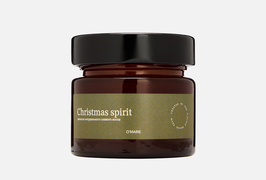 

Ароматическая свеча OMARIE, Christmas spirit 100 мл