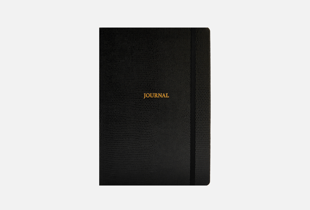 

Ежедневник OMARIE, Lizard Black с золотым срезом 1 шт