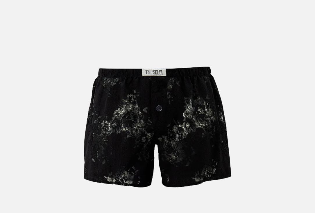 Изображение товара Женские кружевные трусы-шорты TRUSSELYA из натуральных материалов