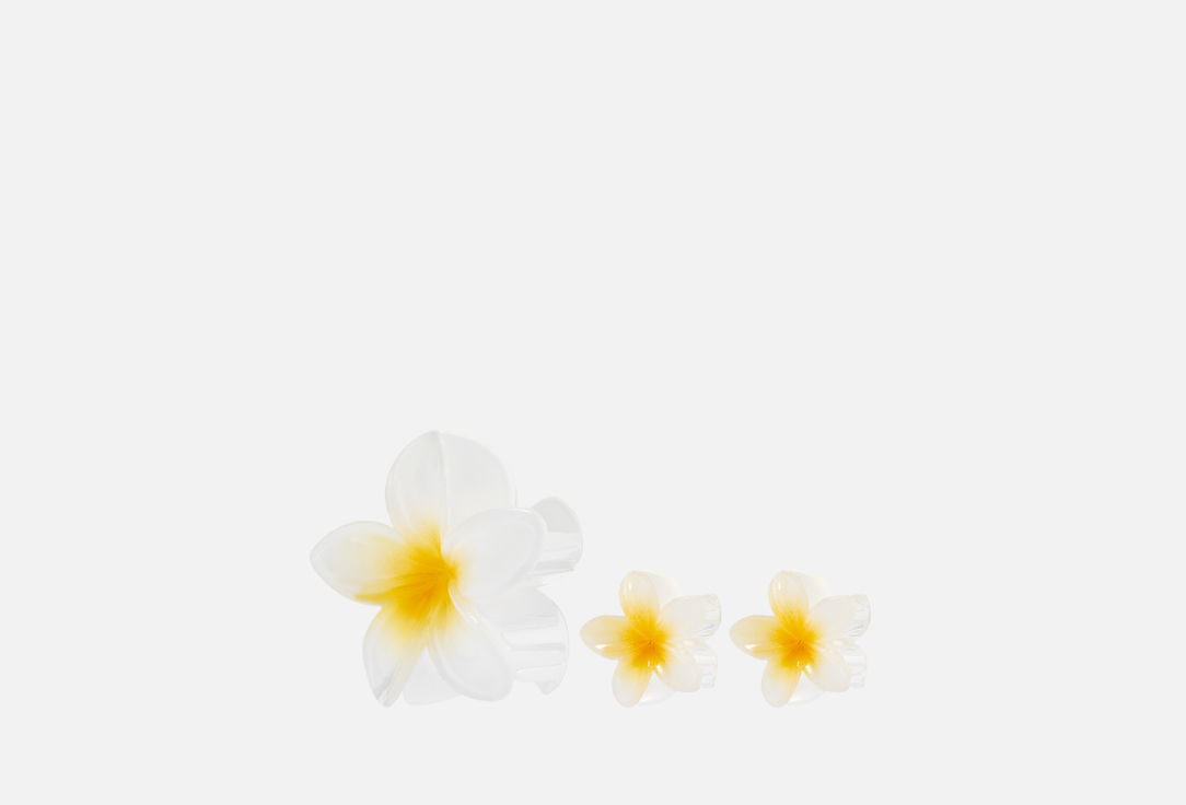 Изображение товара Набор крабиков для волос Your houser white 3 шт универсальный аксессуар