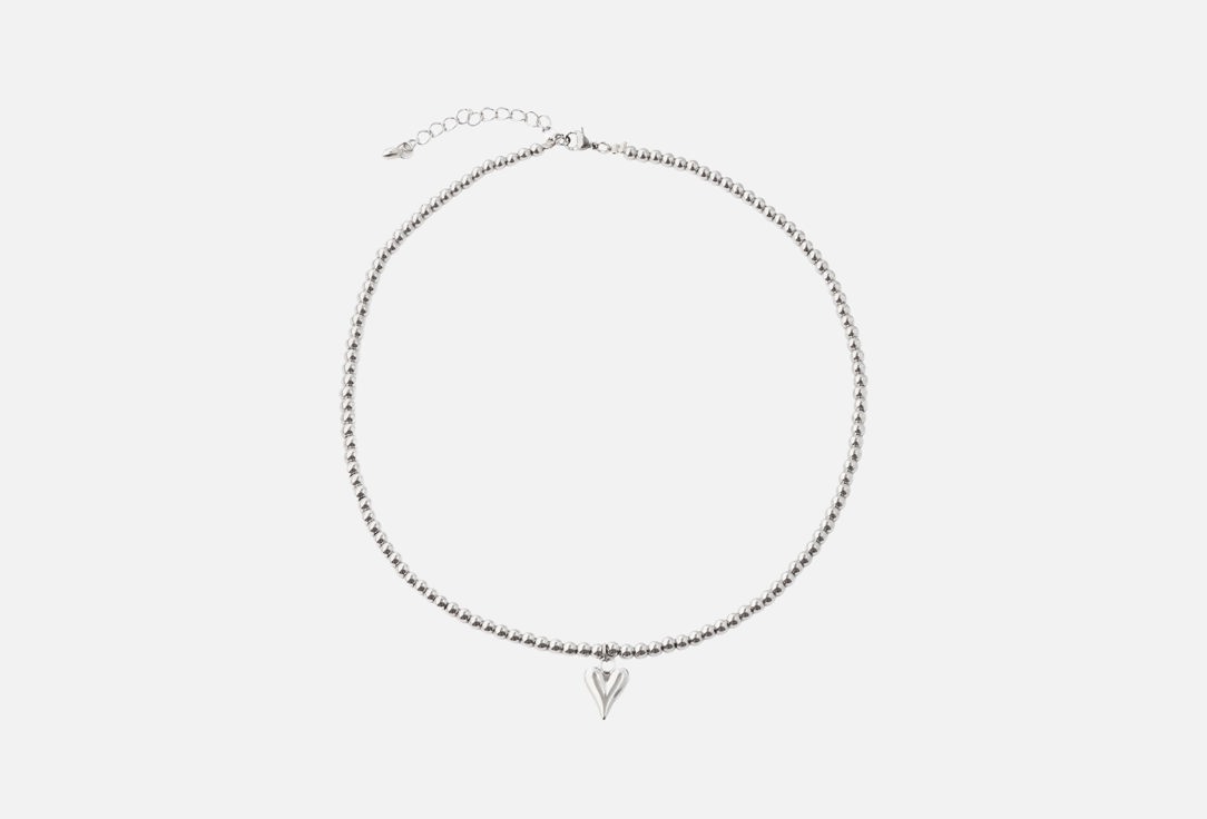 Изображение товара Колье Настроение женщины из гематита с сердечной подвеской для женщин