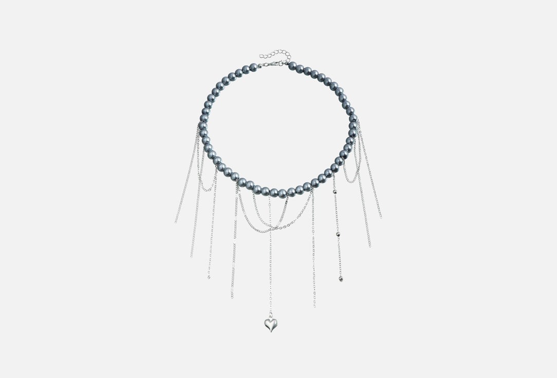 Изображение товара Женское колье Настроение женщины Мистическое мерцание с жемчугом и цепочками