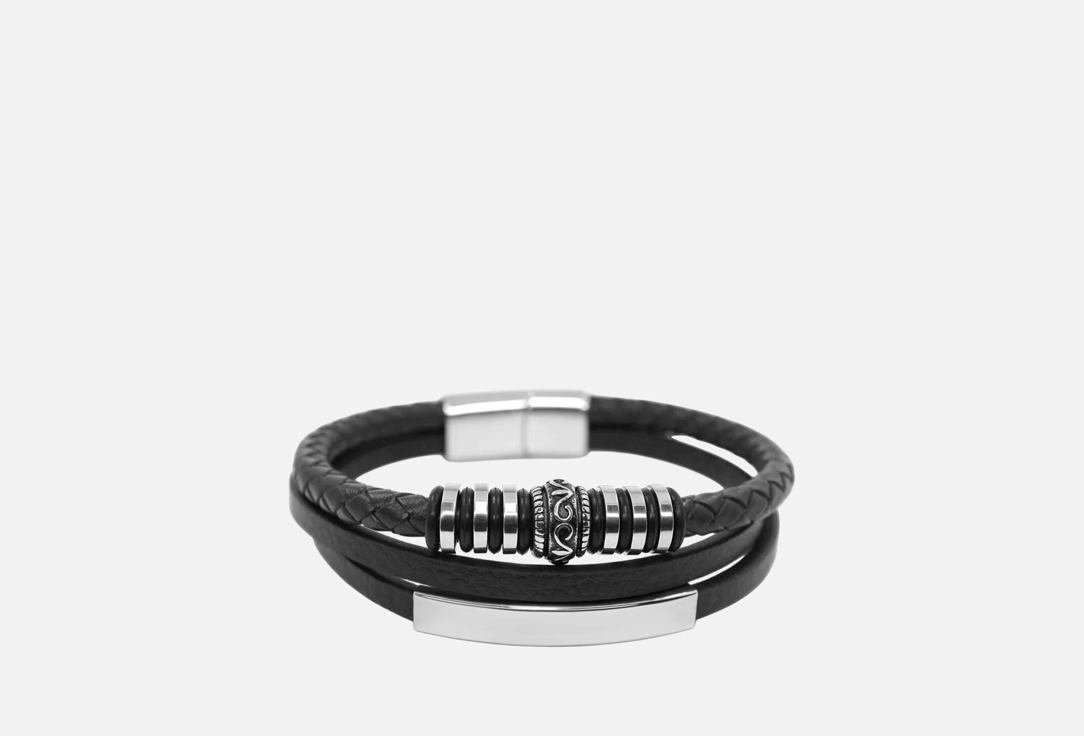 Изображение товара Браслет Настроение женщины Сталь и кожа