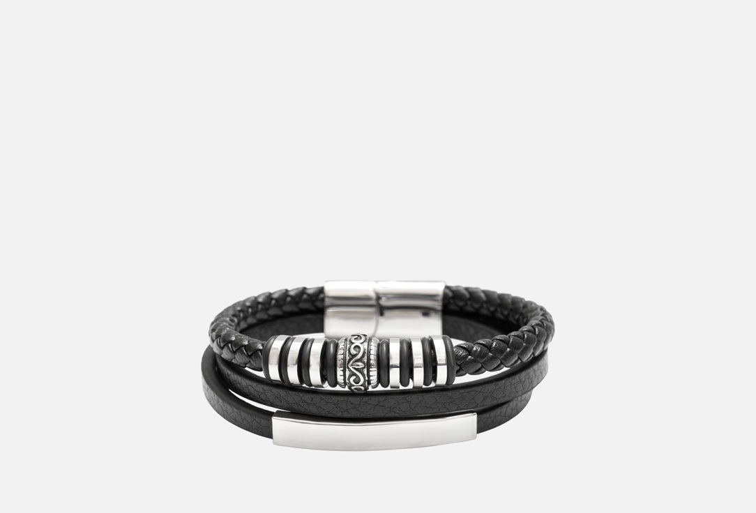 Изображение товара Браслет Настроение женщины Сталь и кожа