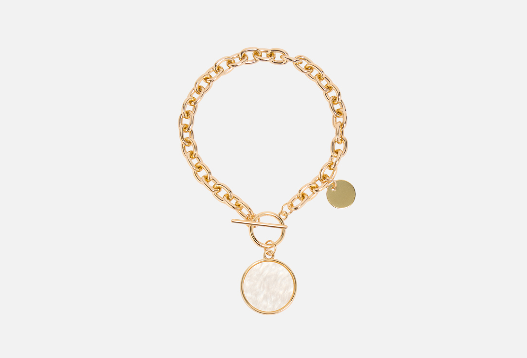 Изображение товара Элегантный латунный браслет с перламутром для женщин Classic