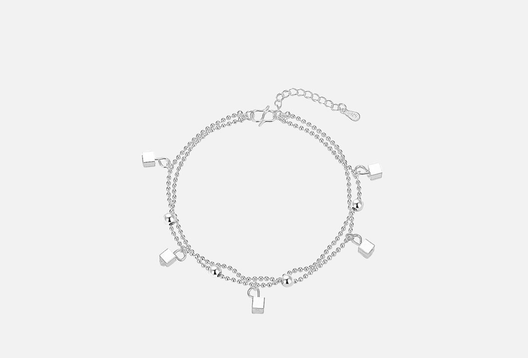 Изображение товара Браслет Настроение женщины Кубик из латунного сплава с серебряным покрытием