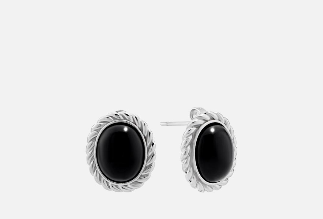 Изображение товара Серьги Настроение женщины Black Agate