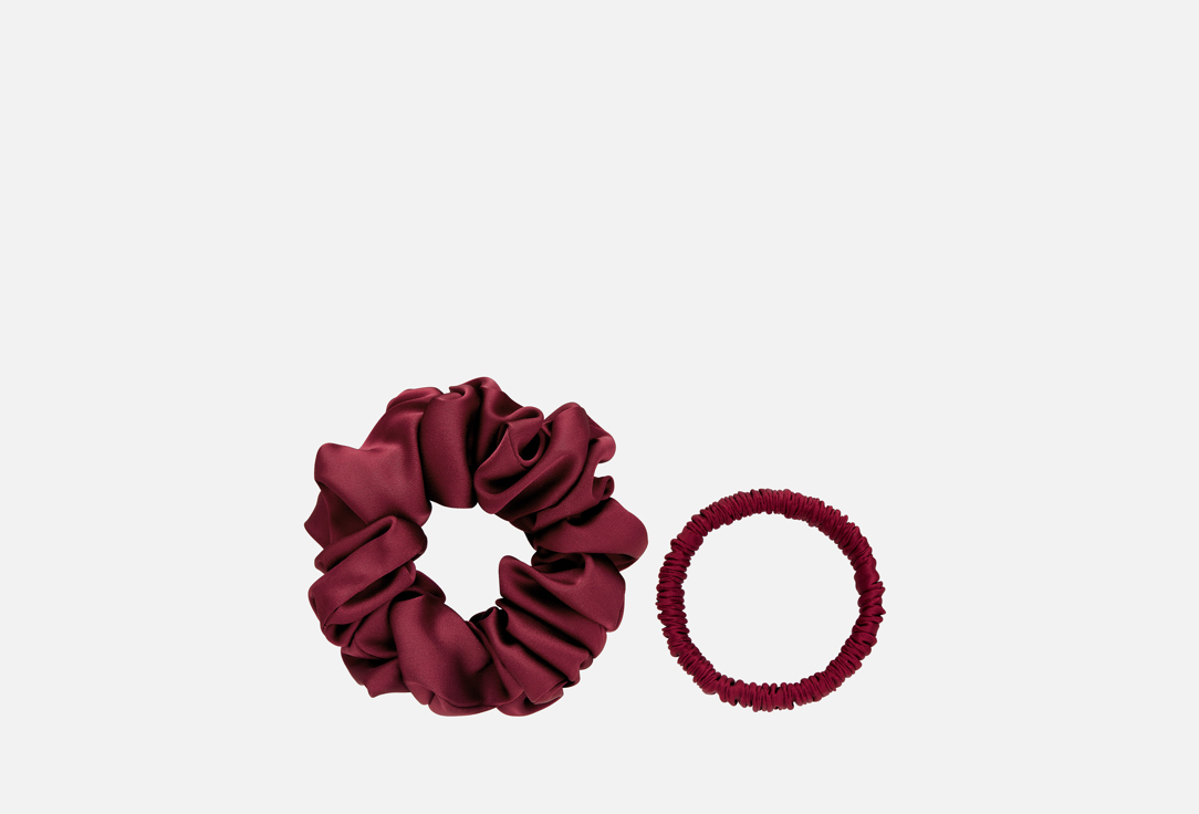 Изображение товара Набор резинок для волос Wear Accessories бордовый
