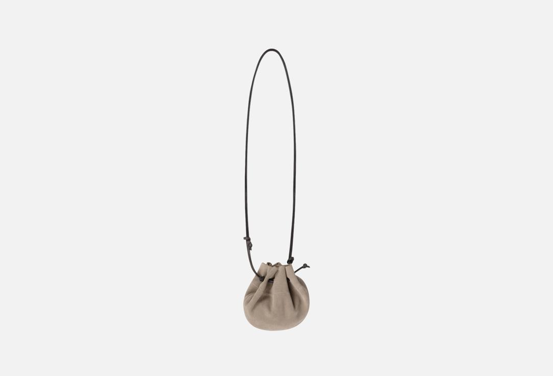 Изображение товара Замшевая сумка-кисет SAAJ светло-бежевая для женщин