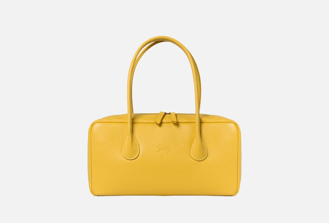 Изображение товара Кожаная сумка-багет SAAJ желтая