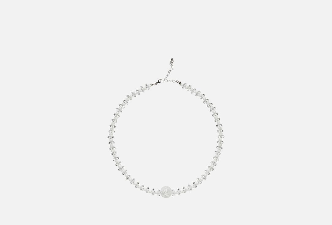 

Колье VALEMI, White glass 1 шт
