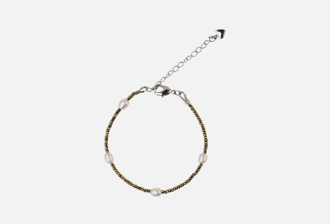 Изображение товара Браслет 19.stone из гематита и жемчуга