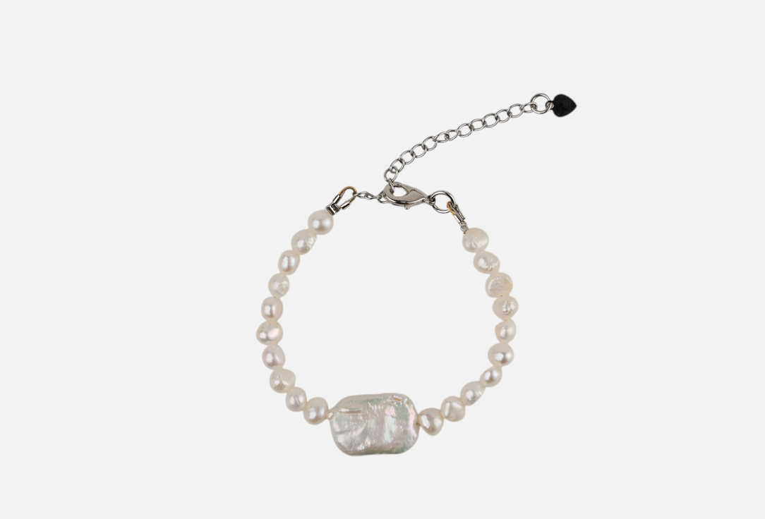 Изображение товара Браслет из натурального жемчуга 19.stone для женщин регулируемый с замком карабин