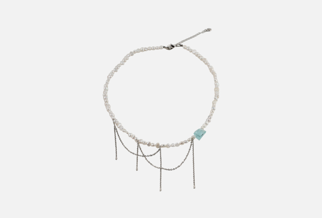 Изображение товара Колье 19.stone из жемчуга и аквакварца